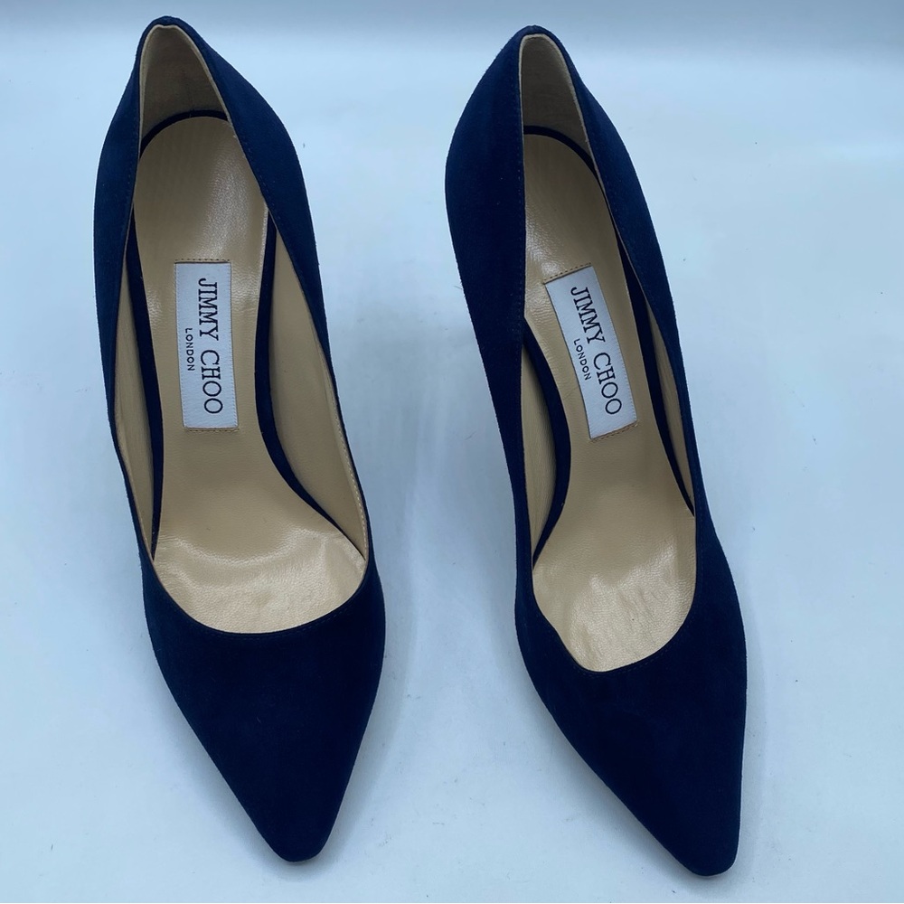 Jimmy Choo Romy Suede Heel Pumps